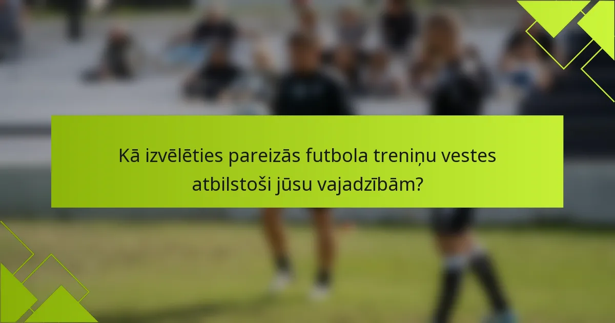 Kā izvēlēties pareizās futbola treniņu vestes atbilstoši jūsu vajadzībām?