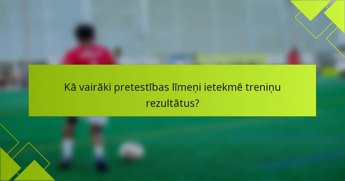 Kā vairāki pretestības līmeņi ietekmē treniņu rezultātus?