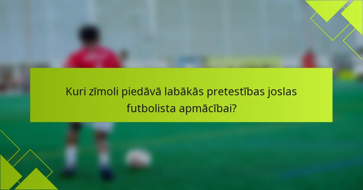 Kuri zīmoli piedāvā labākās pretestības joslas futbolista apmācībai?